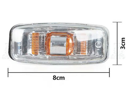 CrazyTheGod Teana 2004-2007 Sedan 4D OE Side Marker Light Lamp Chrome for NISSAN