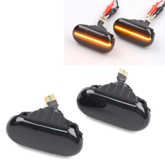 CrazyTheGod VERSA 2004-2011 LED Dynamic Turn signal Side Marker Light Lamp Smoke for NISSAN