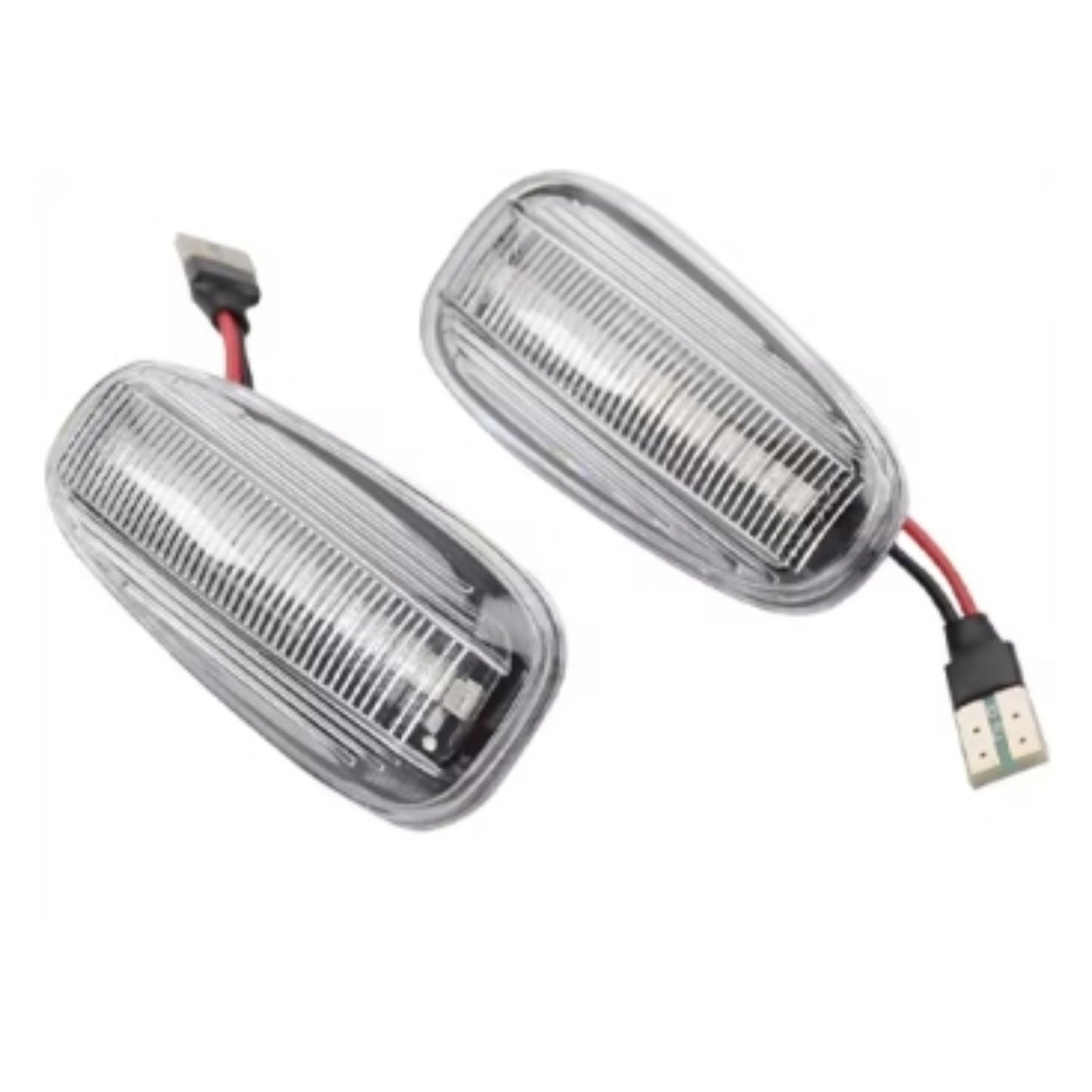 CrazyTheGod ZAFIRA 1998-2005 LED Dynamic Turn signal Side Marker Light Lamp Black for OPEL