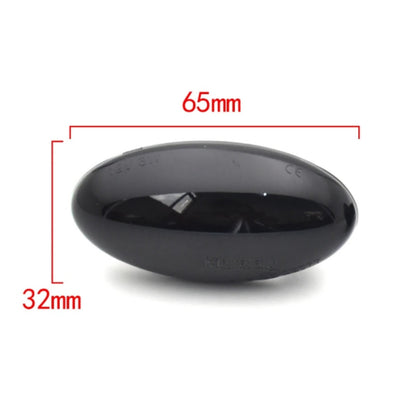 CrazyTheGod 407 2004-2011 LED Dynamic Turn signal Side Marker Light Lamp Smoke for PEUGEOT