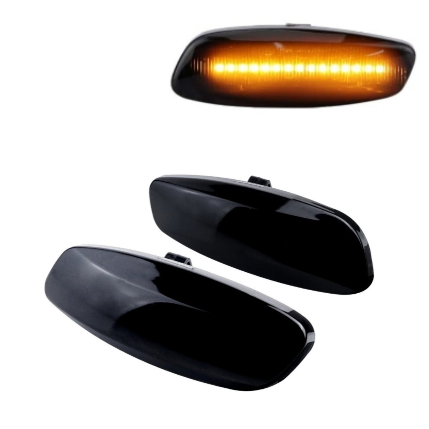CrazyTheGod 308 CC 2009-2014 LED Dynamic Turn signal Side Marker Light Lamp Smoke for PEUGEOT