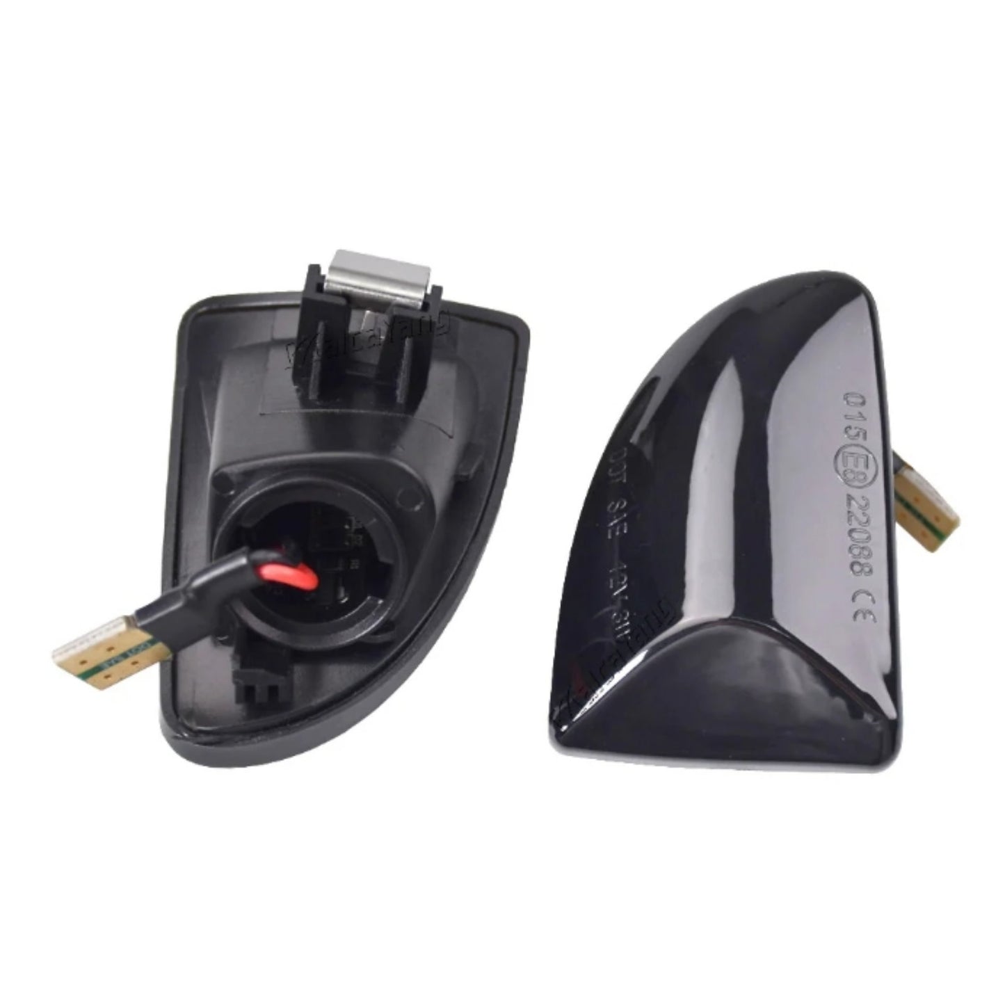 CrazyTheGod fortwo W451 2007-2015 LED Dynamic Turn signal Side Marker Light Lamp Smoke for Smart