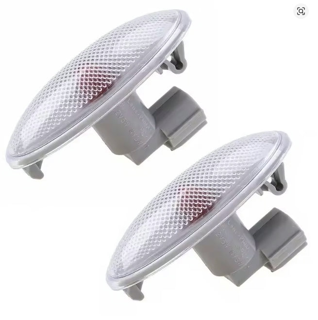 CrazyTheGod Yaris XP90 Second generation 2005-2009 Hatchback 3D/5D OE Side Marker Light Lamp Chrome for TOYOTA