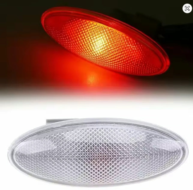 CrazyTheGod Yaris XP90 Second generation 2005-2009 Hatchback 3D/5D OE Side Marker Light Lamp Chrome for TOYOTA