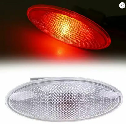 CrazyTheGod Yaris XP90 Second generation 2005-2009 Hatchback 3D/5D OE Side Marker Light Lamp Chrome for TOYOTA