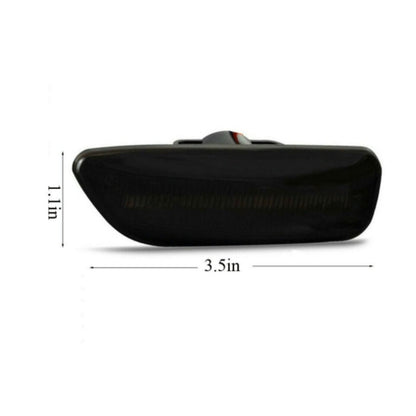 CrazyTheGod V70 2000-2008 LED Dynamic Turn signal Side Marker Light Lamp Smoke for VOLVO