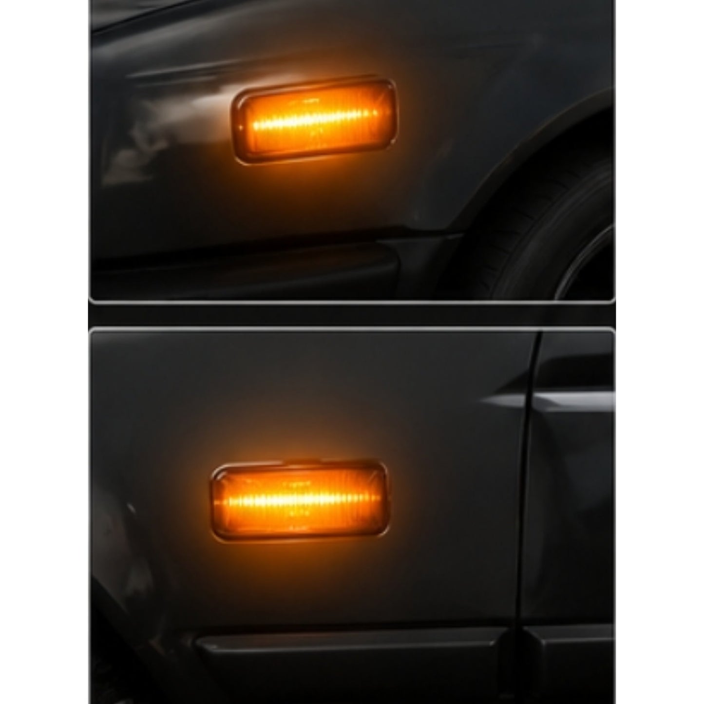 CrazyTheGod Vento A3 (1H2) 1991-1998 LED Dynamic Turn signal Side Marker Light Lamp Smoke for VW Volkswagen