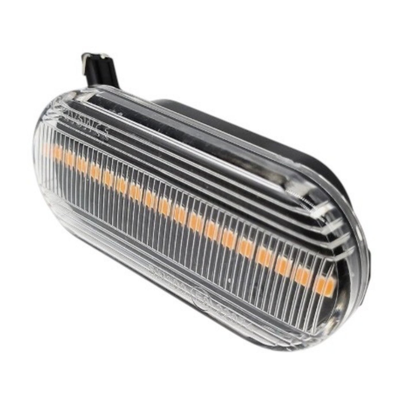 CrazyTheGod Toledo 1991-2009 LED Dynamic Turn signal Side Marker Light Lamp Black for SEAT