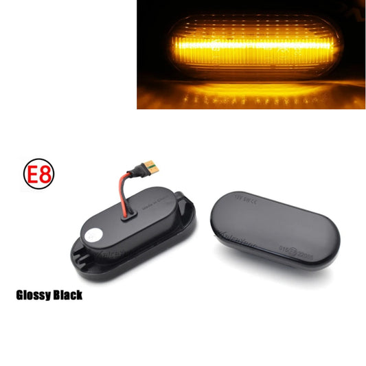 CrazyTheGod Vento 1995-1998 LED Dynamic Turn signal Side Marker Light Lamp Smoke for VW Volkswagen