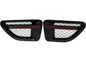 CrazyTheGod Range Rover L320 2006-2009 Sport Supercharged Honeycomb Mesh Side Fender Vent Grille BK/SL for Land Rover