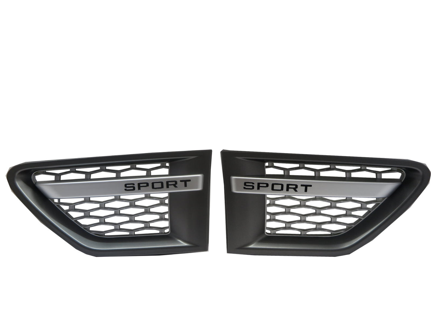 CrazyTheGod Range Rover L320 2010-2013 Sport Honeycomb Mesh Side Fender Vent Grille GR/SL for Land Rover