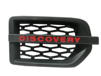 CrazyTheGod Discovery3 LR3 2005-2009 Honeycomb Mesh Side Fender Vent Grille BLACK for Land Rover