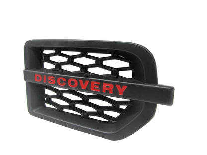 CrazyTheGod Discovery3 LR3 2005-2009 Honeycomb Mesh Side Fender Vent Grille BLACK for Land Rover