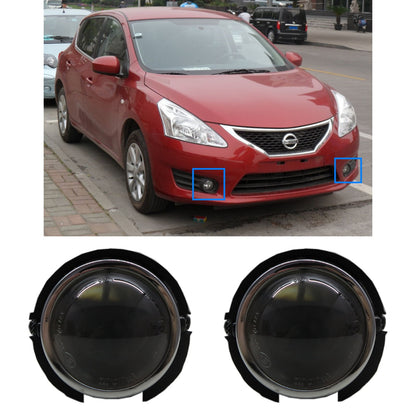 CrazyTheGod TIIDA C12 Second generation 2011-Present Hatchback 5D Projector Fog Light Lamp Black for NISSAN