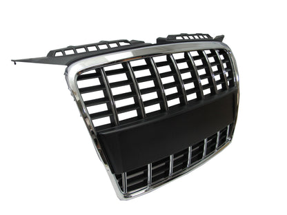 CrazyTheGod A3 8P 8PA Second generation 2003-2008 PRE-FACELIFT Hatchback 3D/5D S3 LOOK GRILLE/GRILL Chrome/Black for AUDI