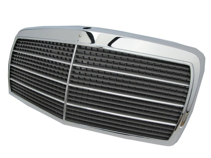 CrazyTheGod W126 1979-1993 4Dr Sedan GRILLE/GRILL ASSAY 7MD CHROME/GRAY for Mercedes-Benz