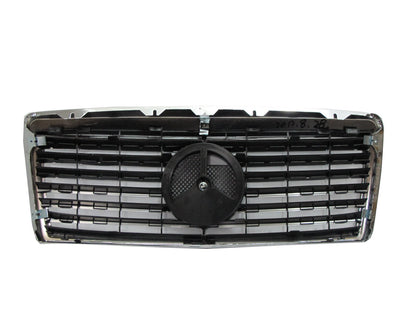 CrazyTheGod W201 1982-1993 GRILLE/GRILL ASSAY 13MD SPORT CHROME/BLACK for Mercedes-Benz 190D 190E