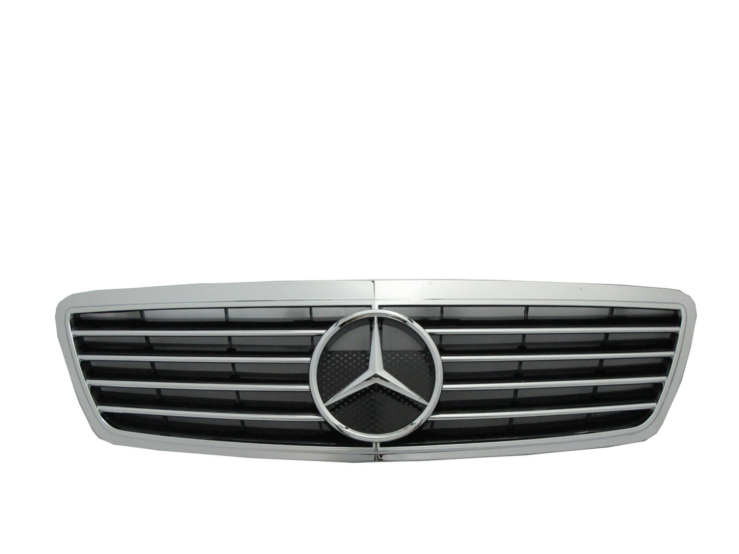 CrazyTheGod W203 2000-2007 4D/5D Sedan/Wagon GRILLE/GRILL 9MD SPORT CHROME/BLACK สำหรับ Mercedes-Benz Exc C55