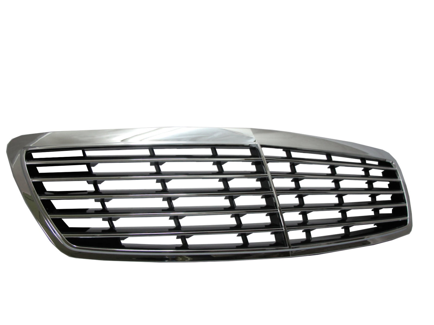 CrazyTheGod W211 2002-2006 Pre-Facelif GRILLE/GRILL 11MD CHROME/BLACK for Mercedes-Benz