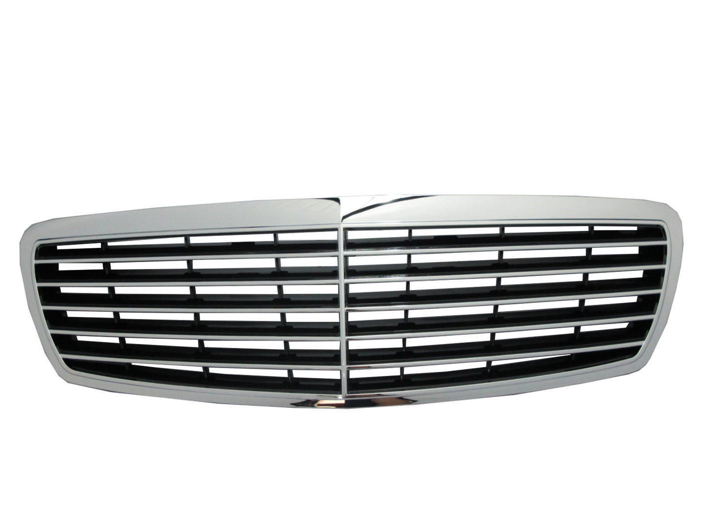 CrazyTheGod W211 2002-2006 Pre-Facelif GRILLE/GRILL 11MD CHROME/BLACK for Mercedes-Benz