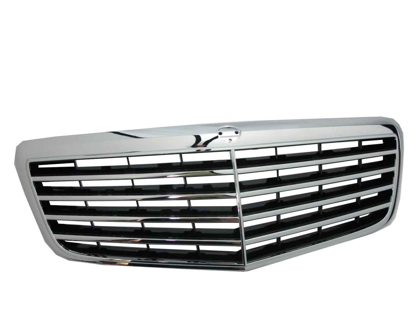 CrazyTheGod E-CLASS W211/S211 2007-2009 FACELIFT Sedan/Wagon 4D/5D 9MD GRILLE/GRILL Chrome/Black for Mercedes-Benz