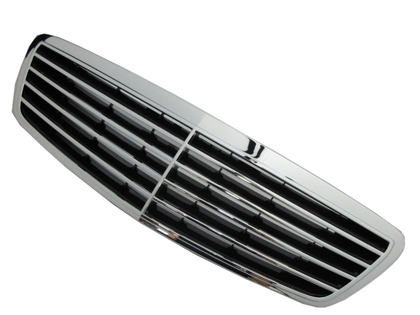 CrazyTheGod S-CLASS W220 1999-2002 PRE-FACELIFT Sedan 4D 9MD GRILLE/GRILL Chrome/Black V2 for Mercedes-Benz