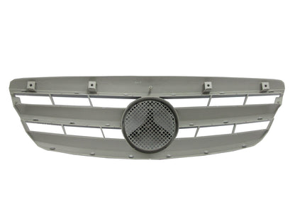 CrazyTheGod S-CLASS W221 2006-2009 PRE-FACELIFT Sedan 4D 3FIN GRILLE/GRILL Chrome/Silver for Mercedes-Benz