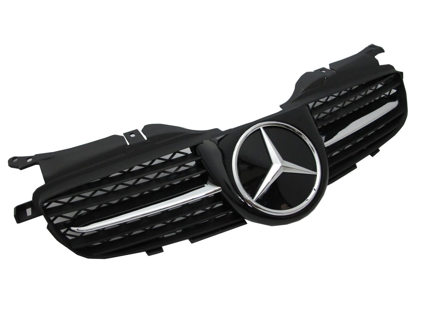 CrazyTheGod R170 1997-2004 GRILLE/GRILL R171 Look BLACK for Mercedes-Benz